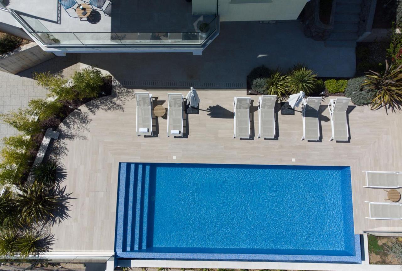 Premium Villa, Heatable Infinity Pool, Jacuzzi And Seaview, Beach And City Just 10Min By Foot Volosko Exterior foto
